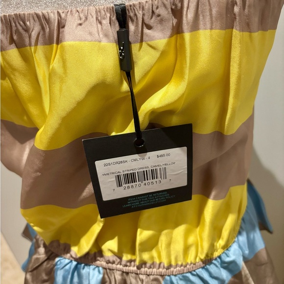 Cynthia Rowley New York Mila Silk Asymmetrical Dress - Picture 7 of 8